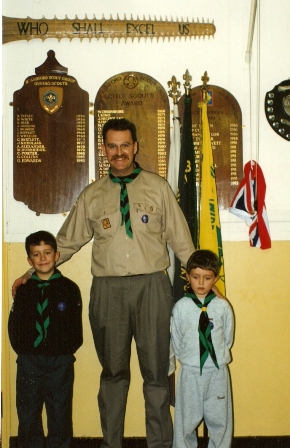 Mike Wierenga with son Matt and Jack